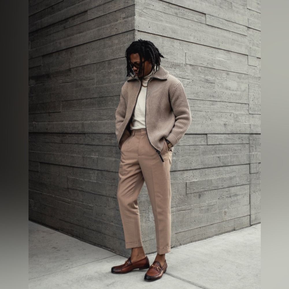 Ami Paris Crop Tailored Trousers